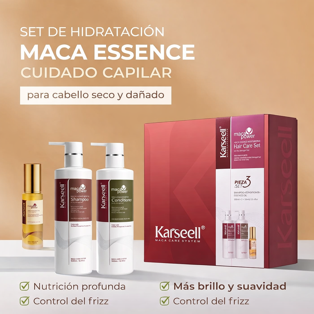 Shampoo + Acondicionador + Aceite Karseell