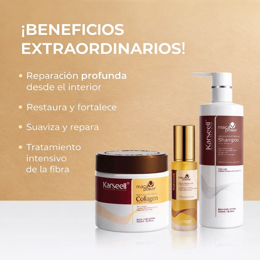 Combo Karseell Maca Power Repair Set (3 Piezas)