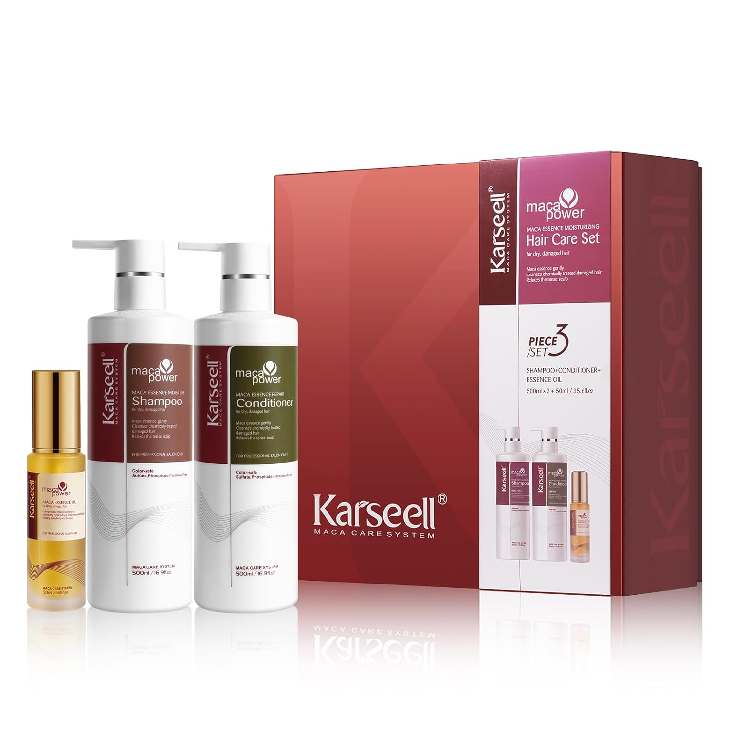 Shampoo + Acondicionador + Aceite Karseell