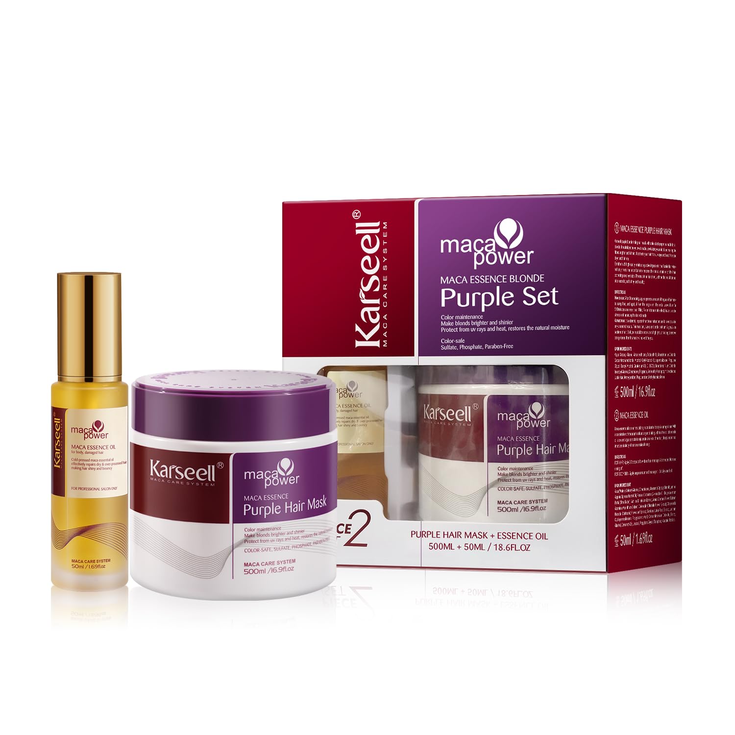 Combo Crema Matizadora Karseell + Aceite de argán