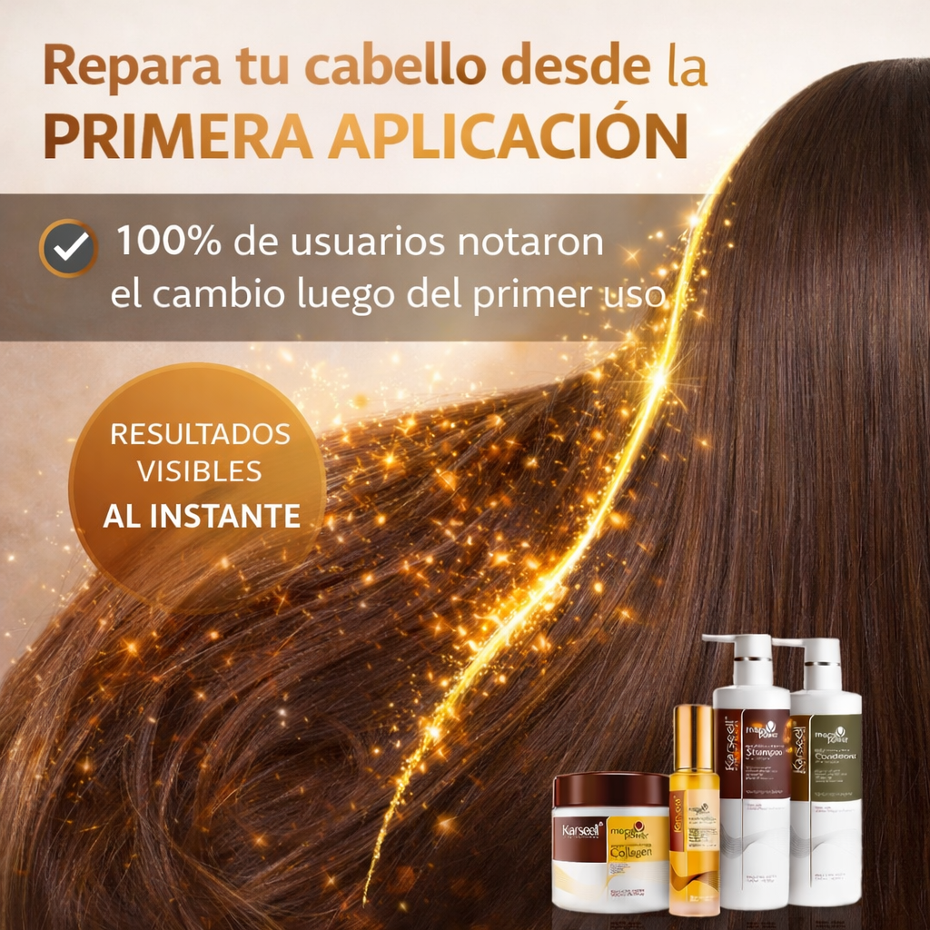 Combo Karseell Maca Power x4 – Tratamiento Profesional Capilar Completo