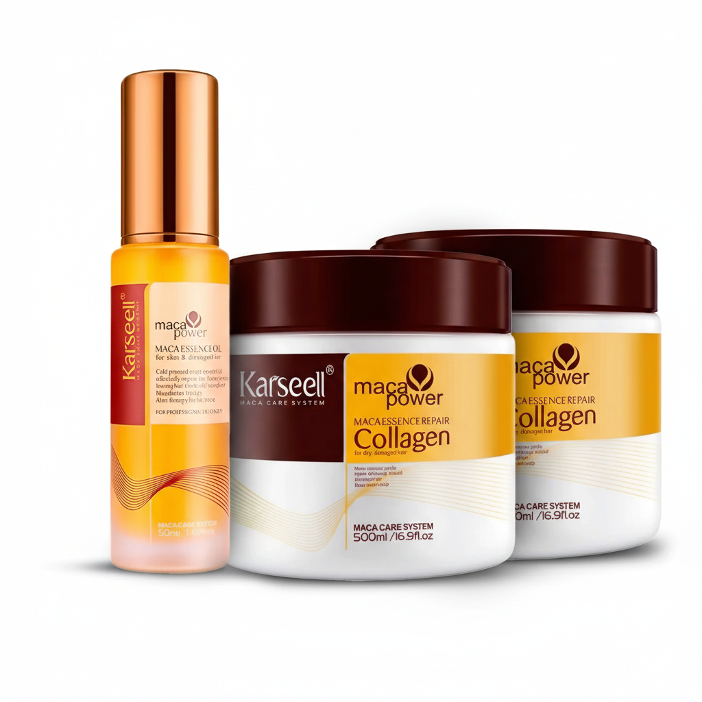 Combo Karseell 2 mascarillas + 1 Aceite de argán