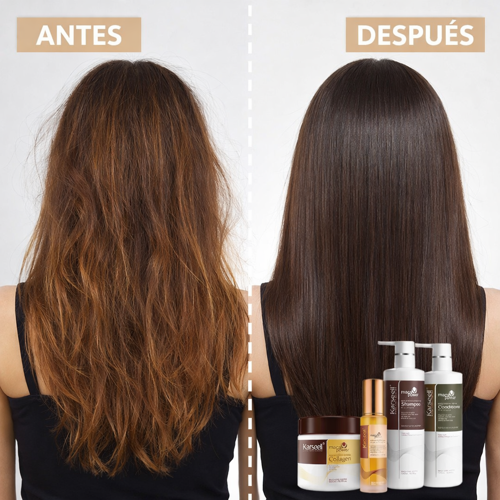 Combo Karseell Maca Power x4 – Tratamiento Profesional Capilar Completo
